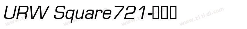 URW Square721字体转换 URW Square721字体转换